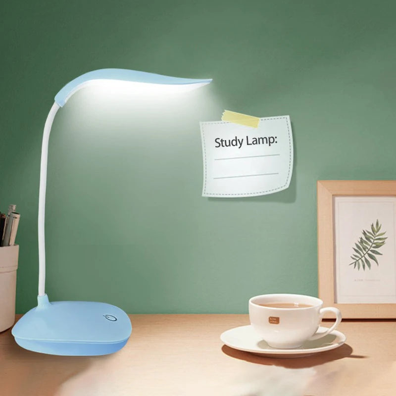 Portable LED Desk Lamp – Touch Dimming & Eye Protection Light