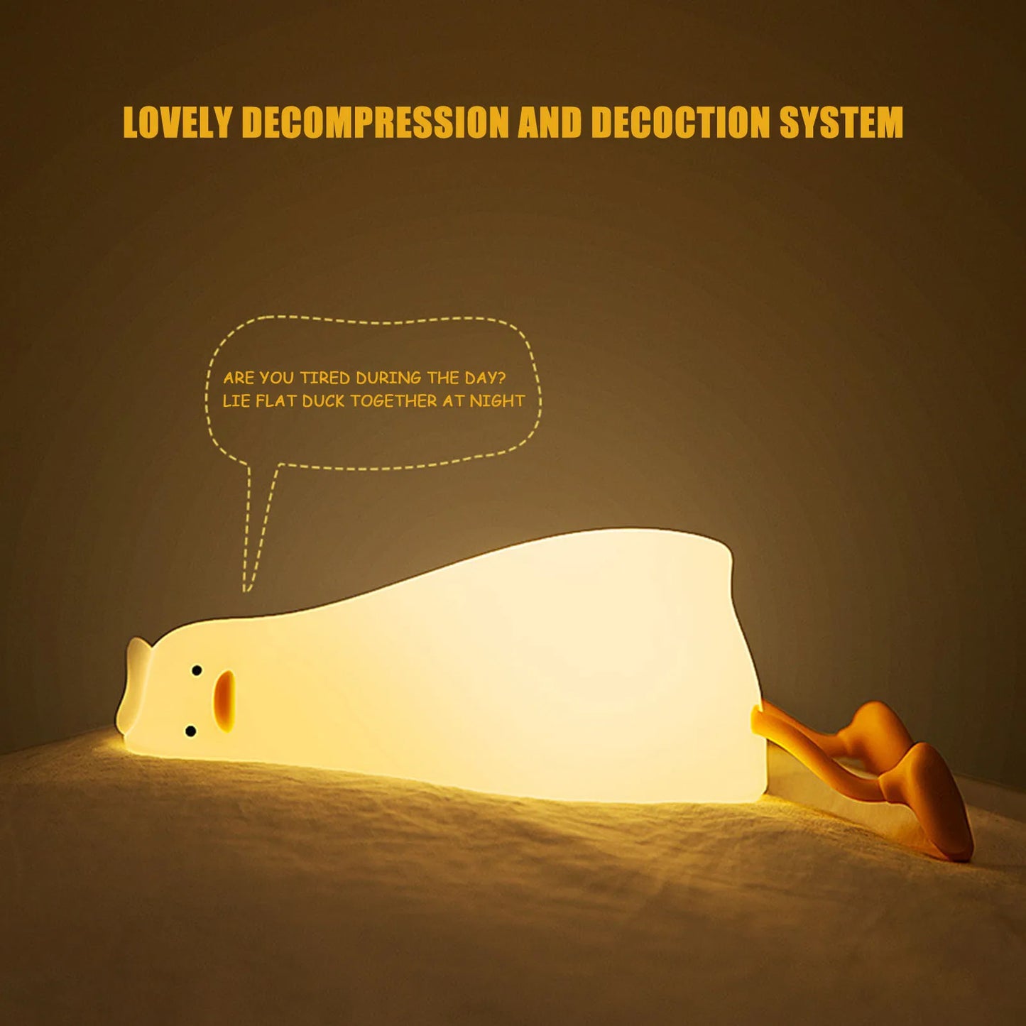 Large Duck Night LED - Adorable Companion for Your Nights