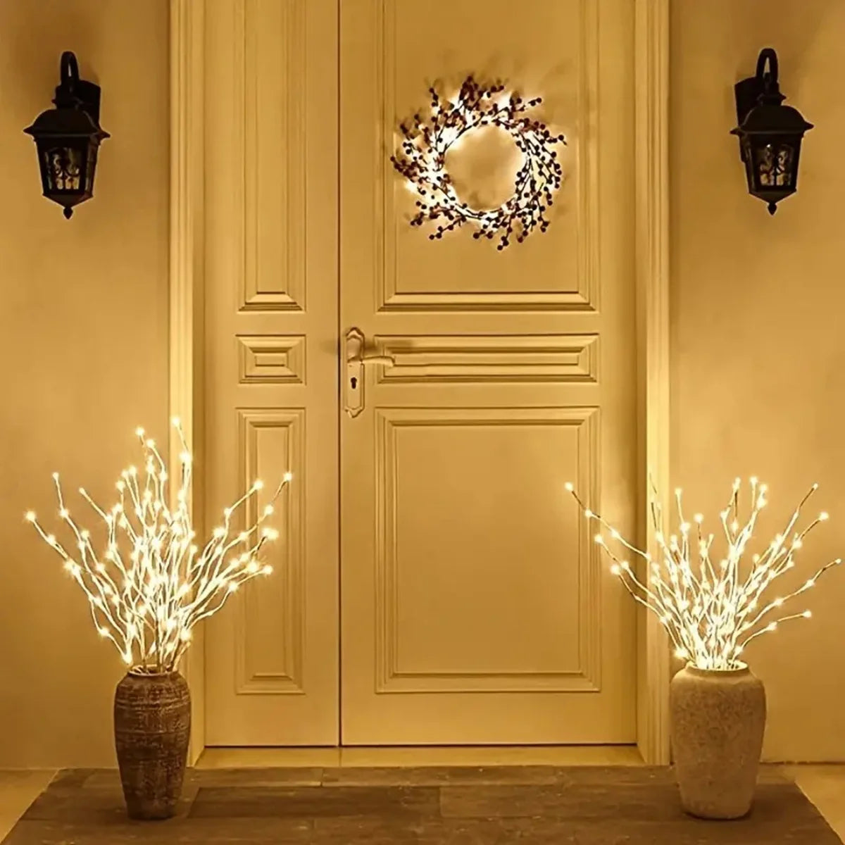 White Birch LED Twig Light - Festive Glow for Any Occasion