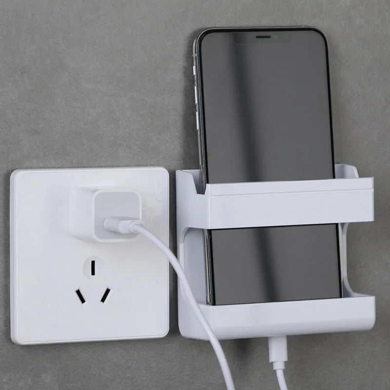 Wall-Mounted Organizer for Remote Controls and Phones - Multi-Functional Storage Solution