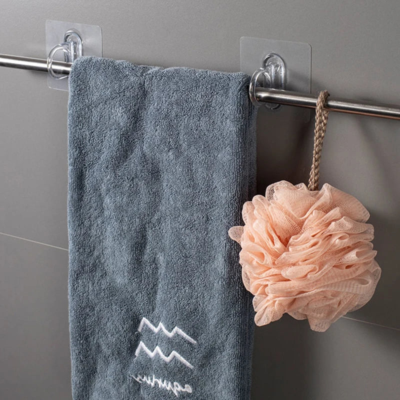 10 Pcs Wall-Mounted Round Hooks - Seamless & Multifunctional Storage