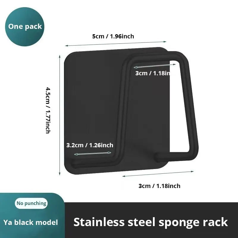 Stainless Steel Sink Sponge Holder – Compact & Convenient Kitchen Organizer