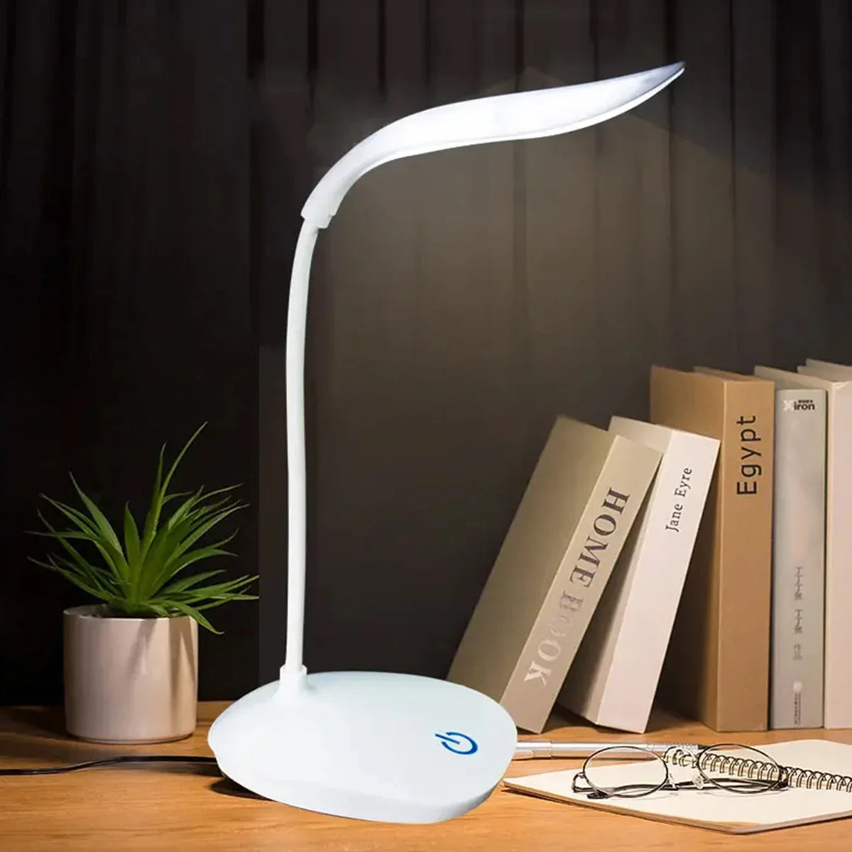 Portable LED Desk Lamp – Touch Dimming & Eye Protection Light
