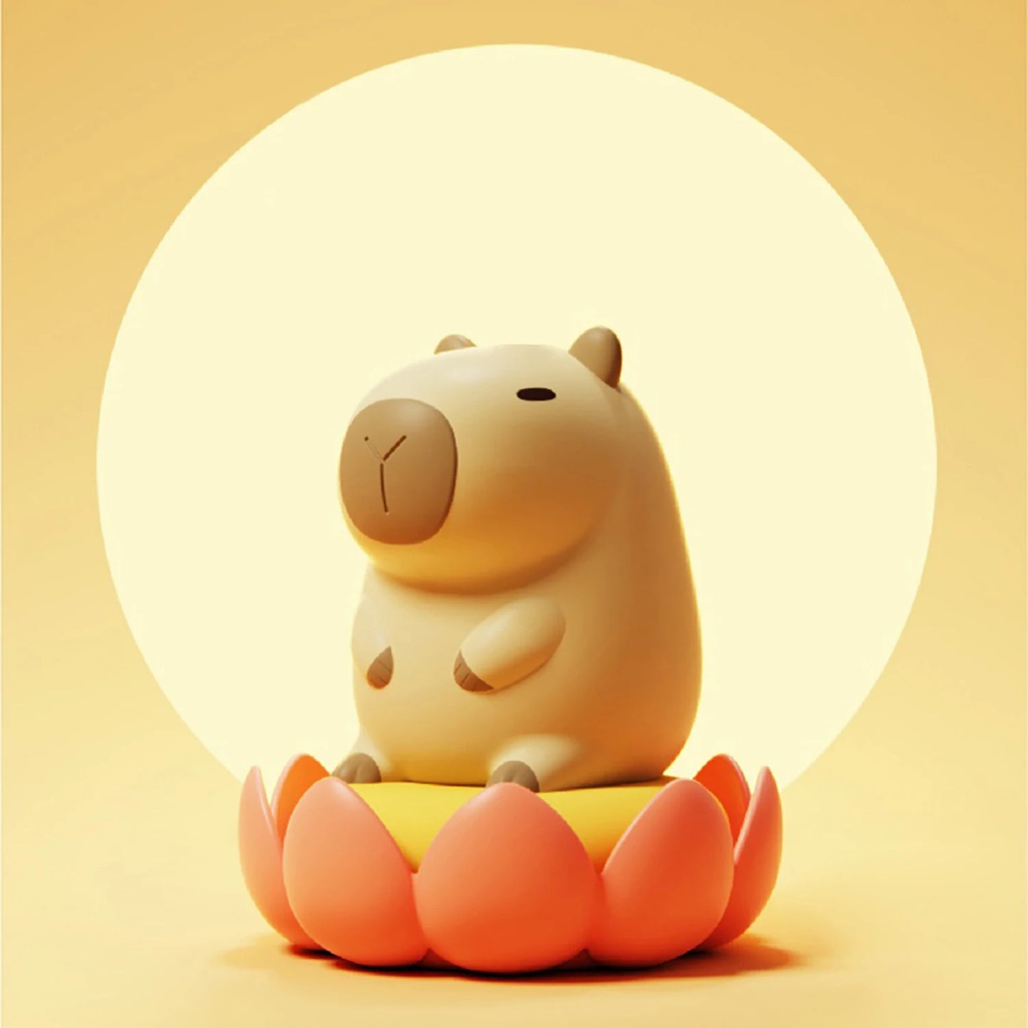 Cute Capybara Night LED – Adorable Companion for Your Nights