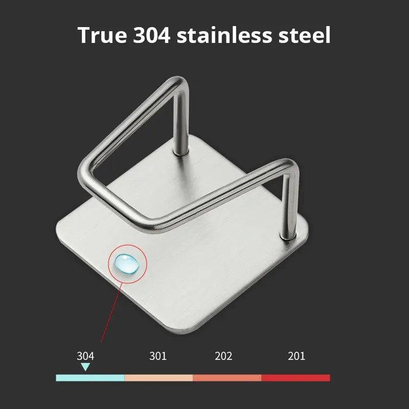 Stainless Steel Sink Sponge Holder – Compact & Convenient Kitchen Organizer