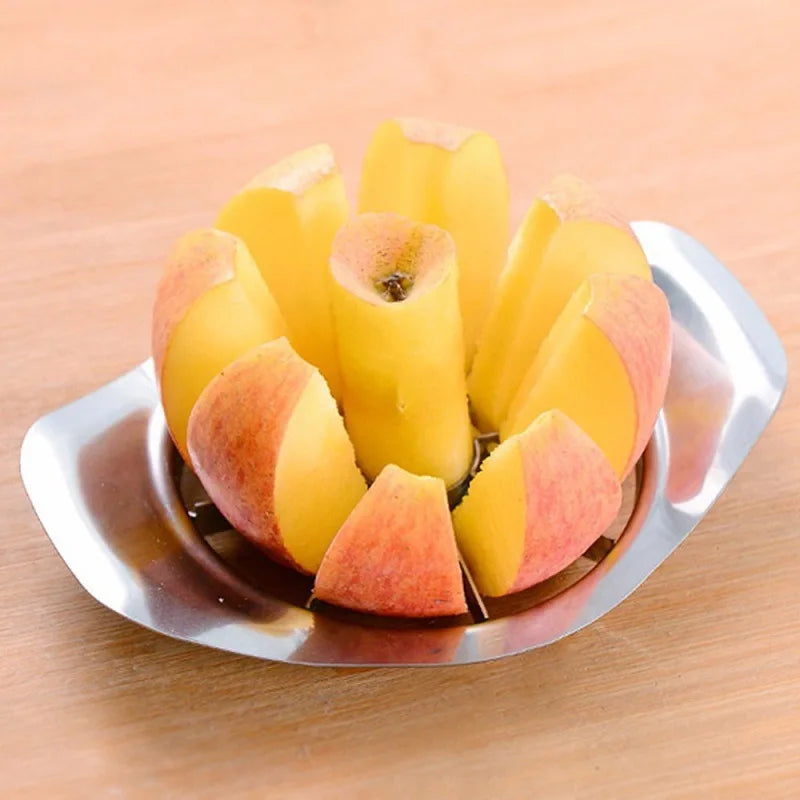 Stainless Steel Apple Cutter & Slicer - Multi-Functional Fruit and Vegetable Tool