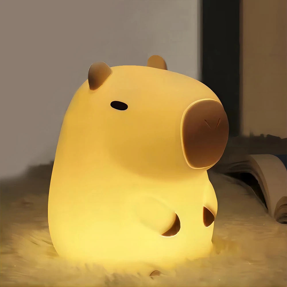 Cute Capybara Night LED – Adorable Companion for Your Nights