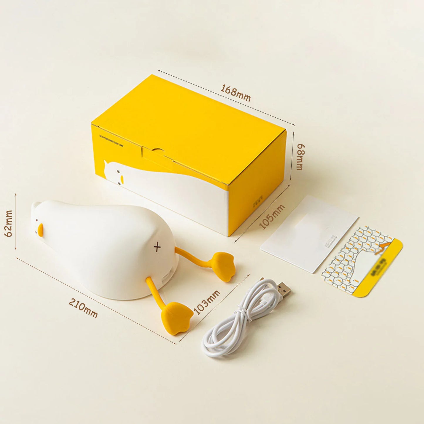 Large Duck Night LED - Adorable Companion for Your Nights
