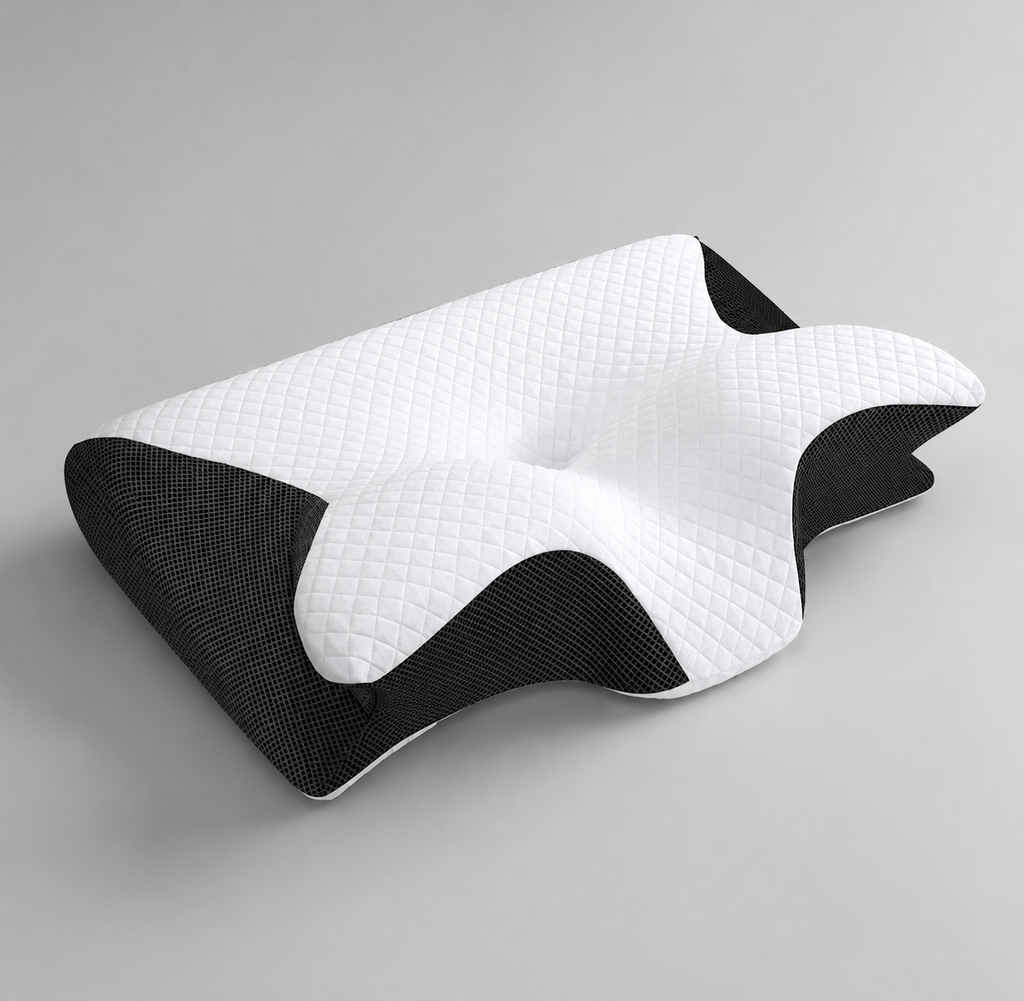2-in-1 Memory Foam Cervical Pillow, Ergonomic Contour Neck Support Pillow