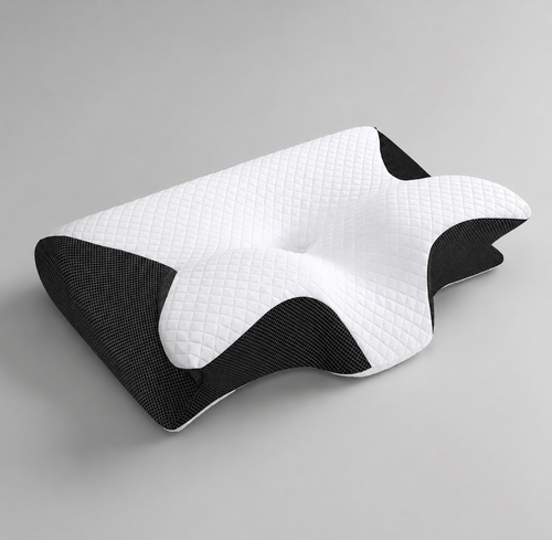 2-in-1 Memory Foam Cervical Pillow, Ergonomic Contour Neck Support Pillow