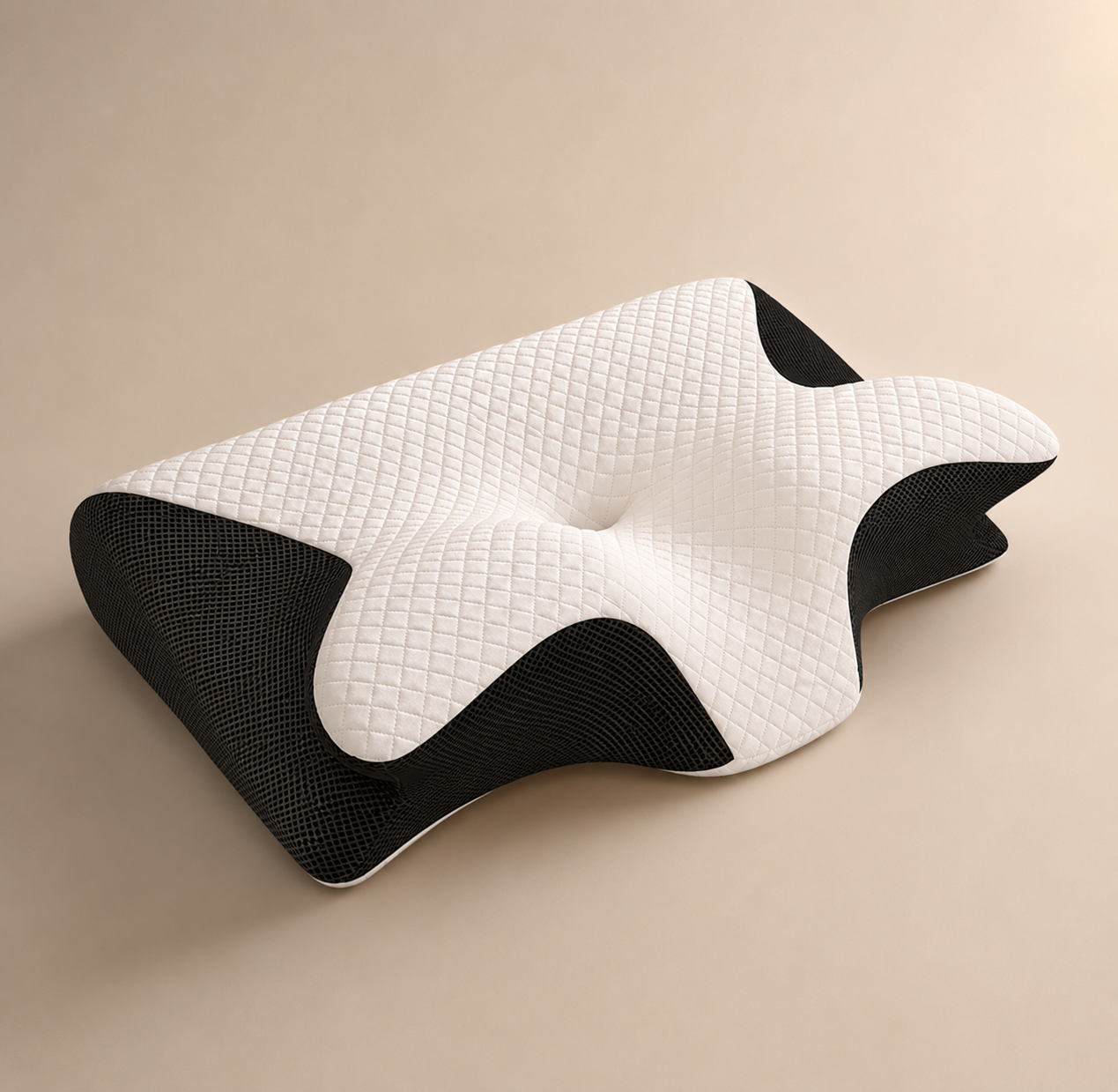 2-in-1 Memory Foam Cervical Pillow, Ergonomic Contour Neck Support Pillow