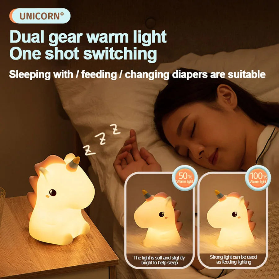 Unicorn Night LED - Adorable Companion for Your Nights