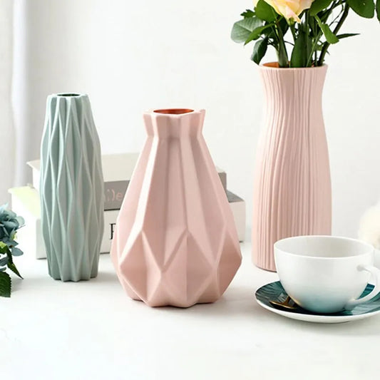 Modern Flower Plastic Vase