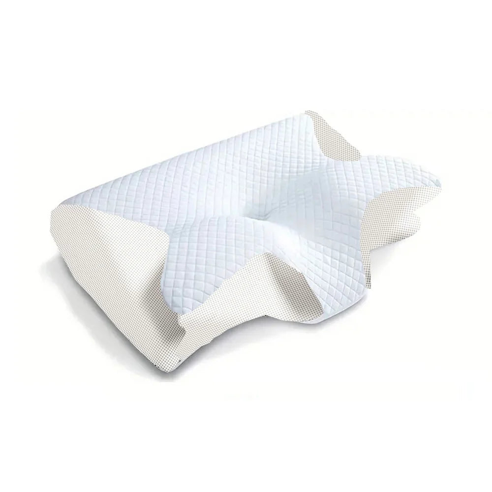 2-in-1 Memory Foam Cervical Pillow, Ergonomic Contour Neck Support Pillow