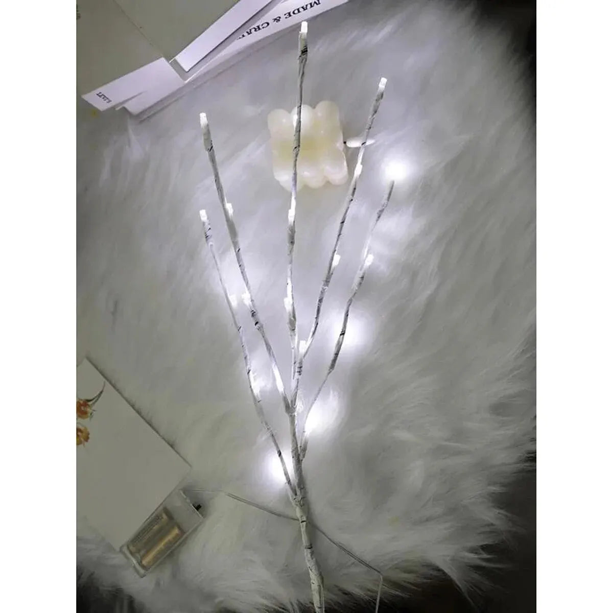 White Birch LED Twig Light - Festive Glow for Any Occasion