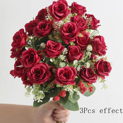 Artificial Colored Roses