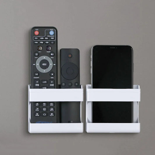 Wall-Mounted Organizer for Remote Controls and Phones - Multi-Functional Storage Solution