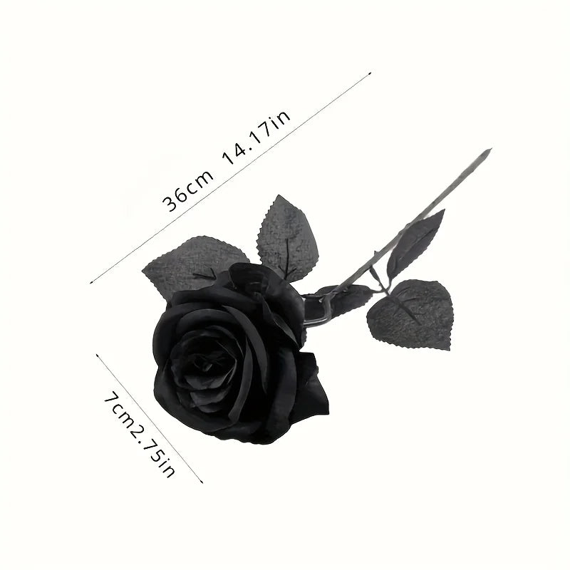 Artificial Black Roses