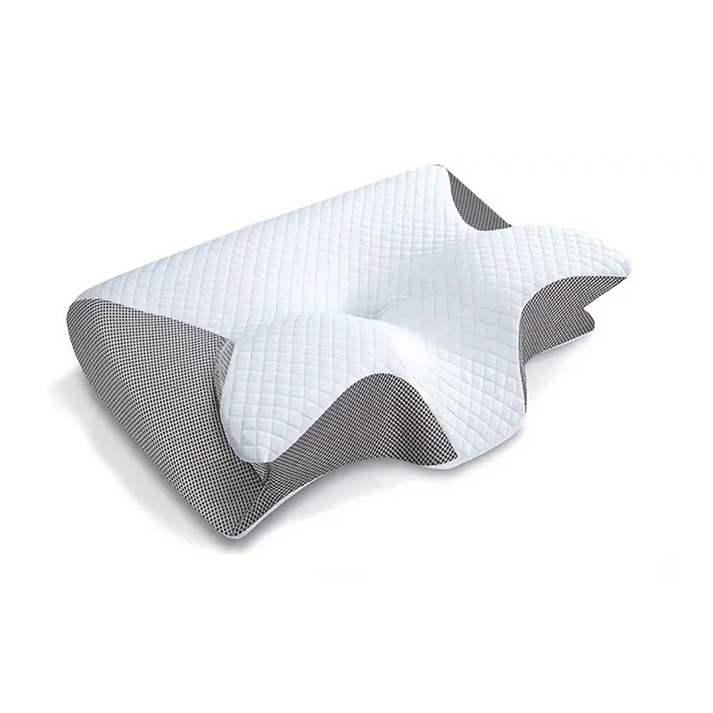 2-in-1 Memory Foam Cervical Pillow, Ergonomic Contour Neck Support Pillow