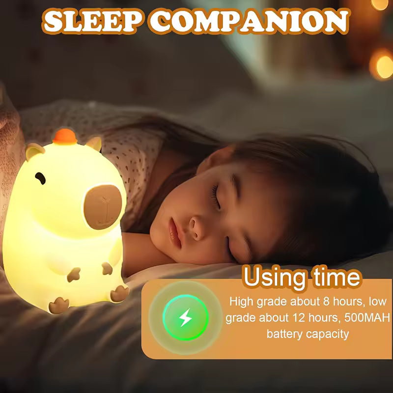 Capybara LED Night Light