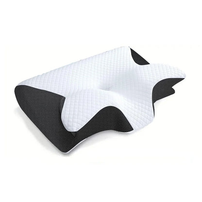 2-in-1 Memory Foam Cervical Pillow, Ergonomic Contour Neck Support Pillow
