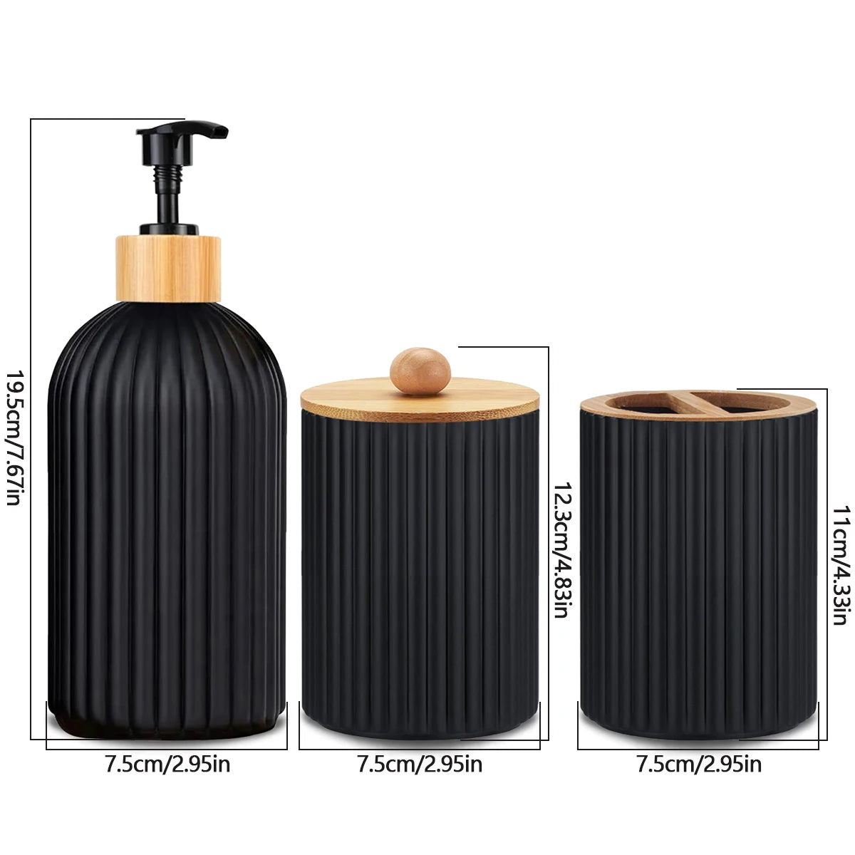 Bathroom Counter Organizer Set